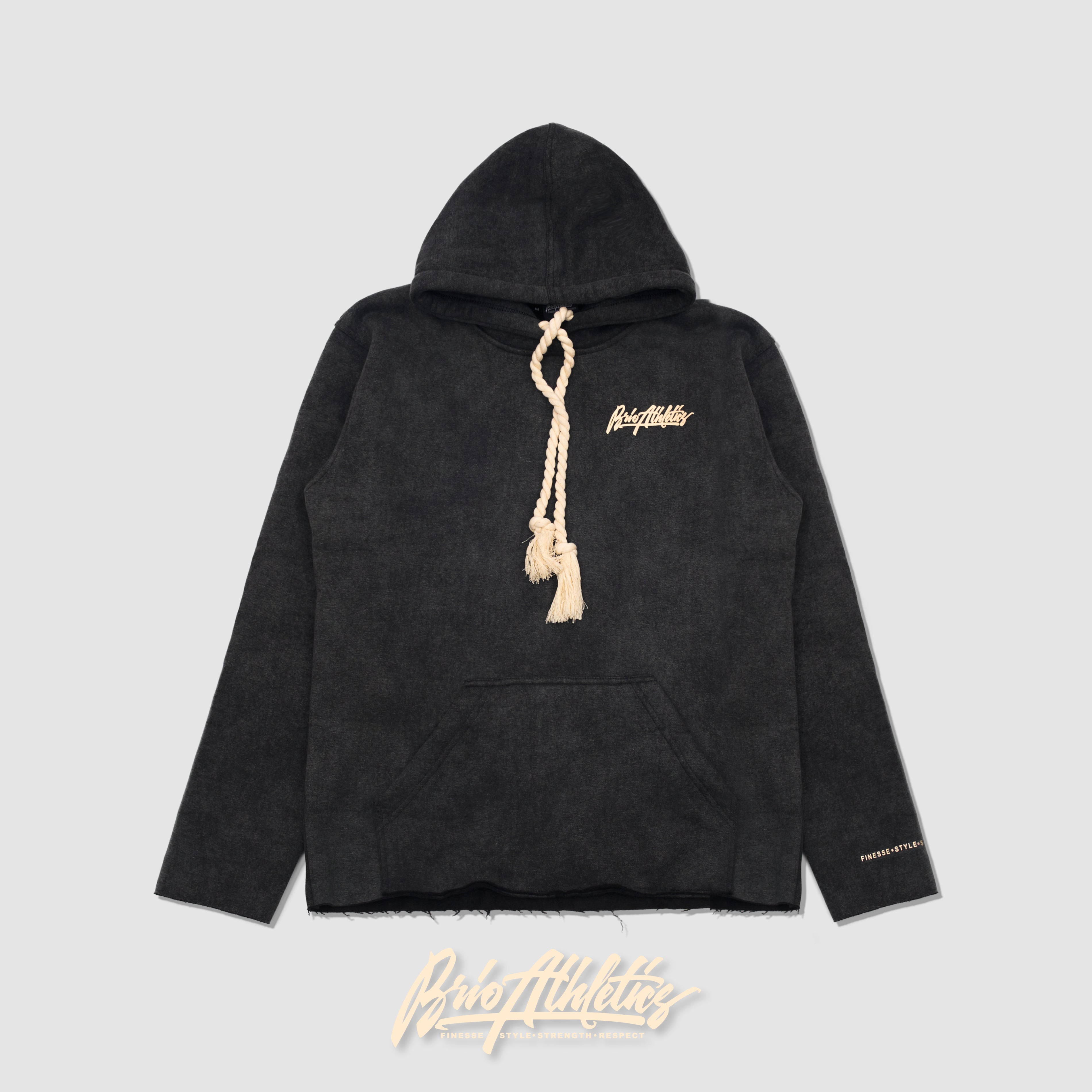 Stone Washed Hoodie - BrioAthletics Stone Washed Hoodie - BrioAthletics
